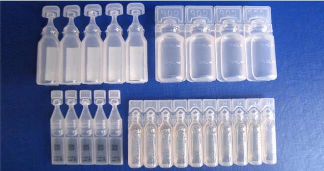 plastic ampoules by BFS machine