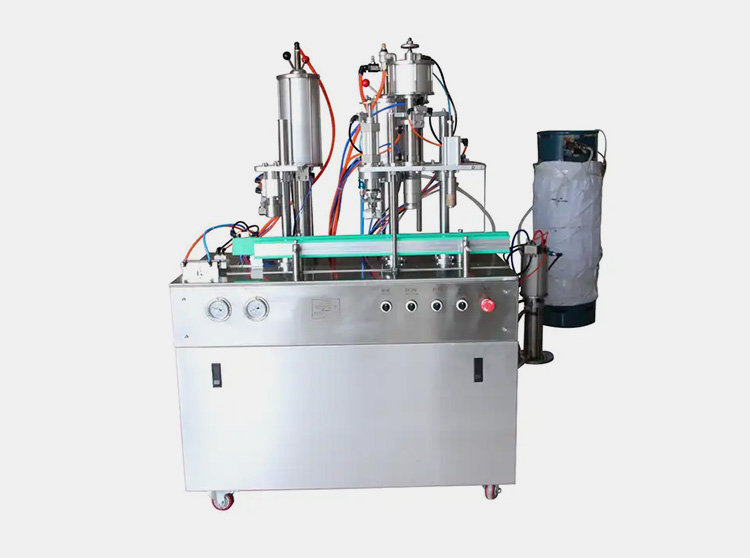 Semi-automatic Aerosol Filling Machine