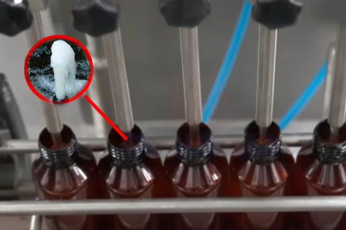 Liquid foaming after filling-2