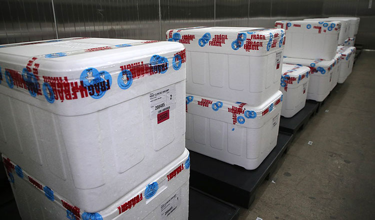 Requirement of cold chain