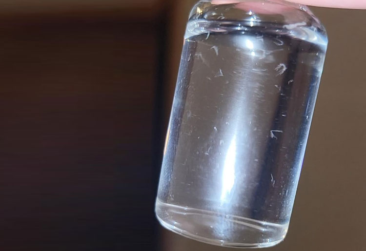 Crystals in insulin vial