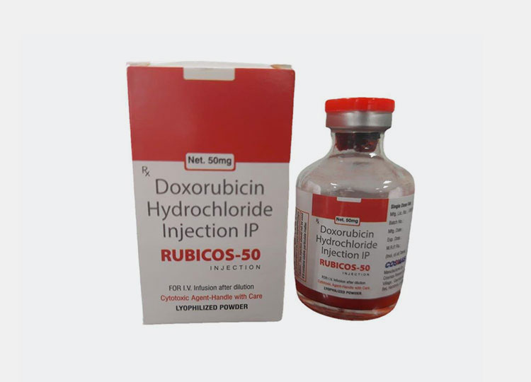 Dose of doxorubicin hydrochloride injection
