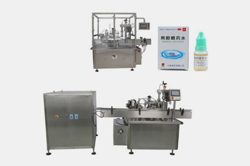Eye drop filling and capping machine