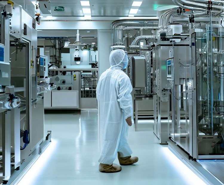 Forming a sterile solution