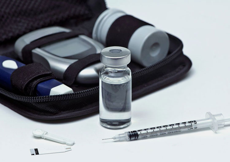 Insulin vial at room temperature