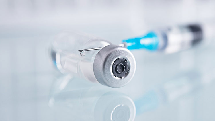 Opened insulin vial