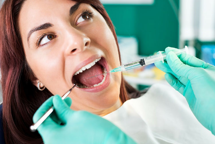Repetitive administration of gum antibiotic injection