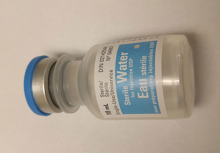 Sterile water for injection