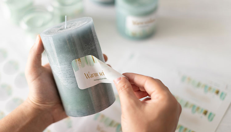 Use waterproof label
