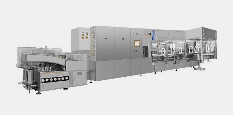 Vial filling line for lyophilized powder