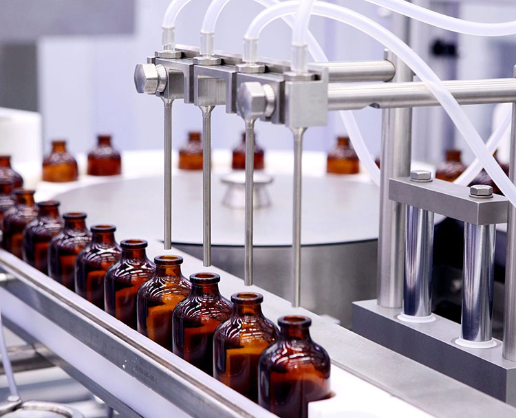 Filling and packaging of VC essence