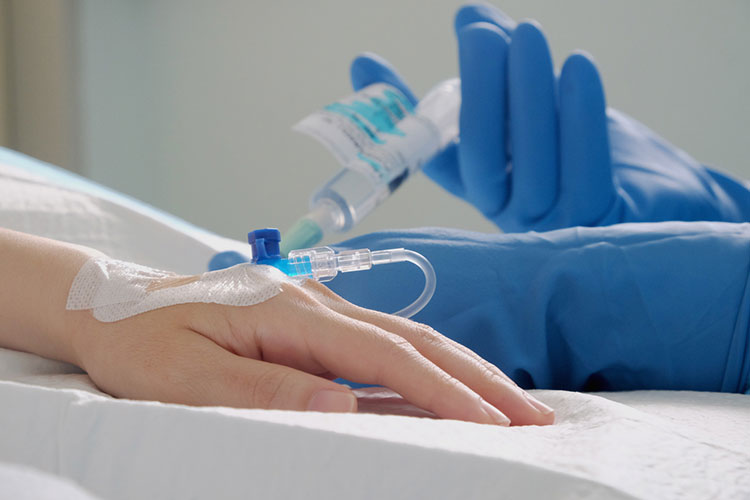 Injecting The Vesicant Chemotherapy Drugs