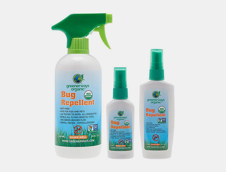 Natural insect repellent spray