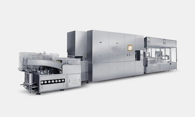 Sterile vial filling line