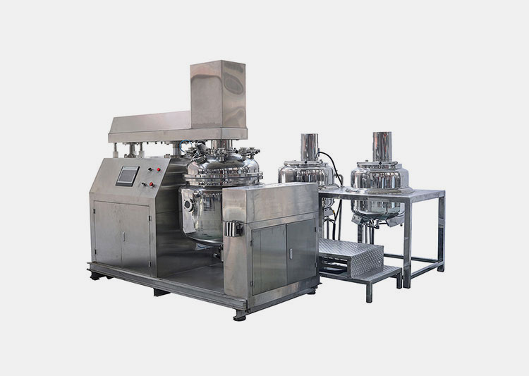 Vacuum emulsifying mixer