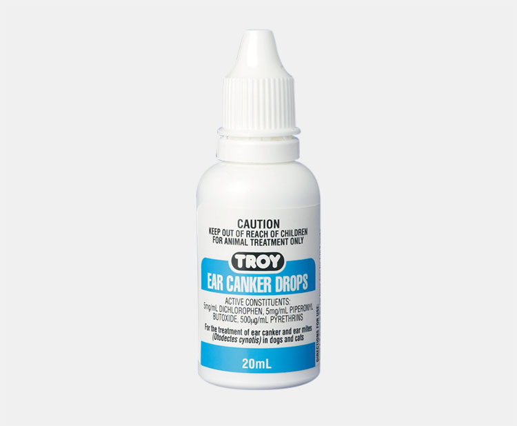 Anti-parasitic ear drops