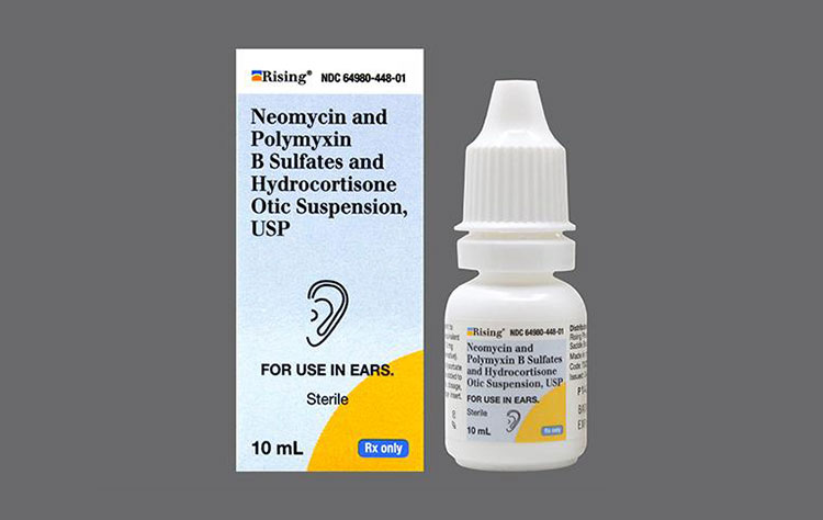 Antibacterial ear drops