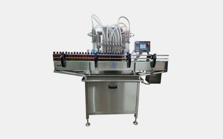 Fully automated syrup filling machine
