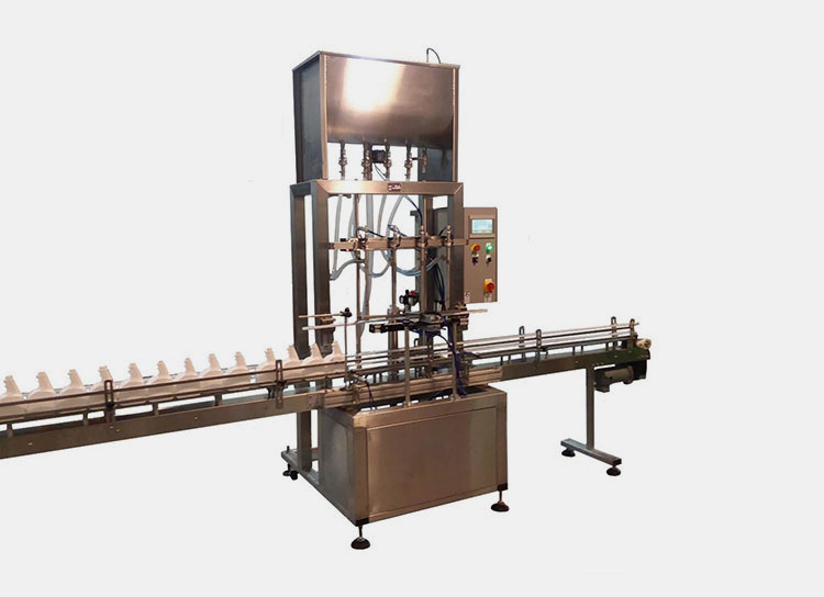 Gravity syrup filling machine