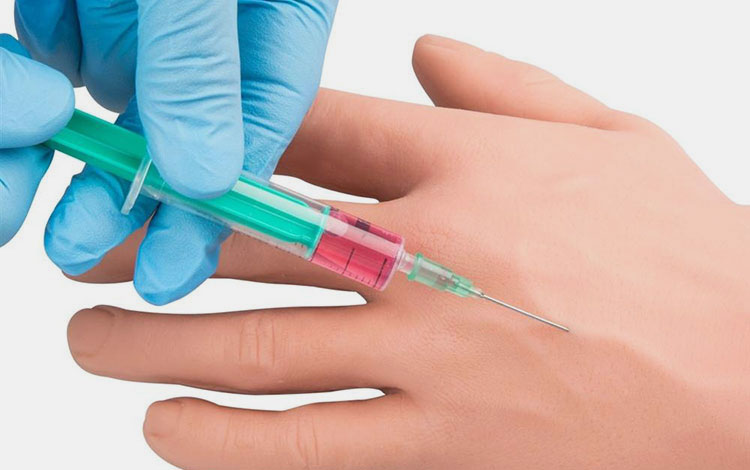 Intravenous route for the administration of nitroglycerin injection