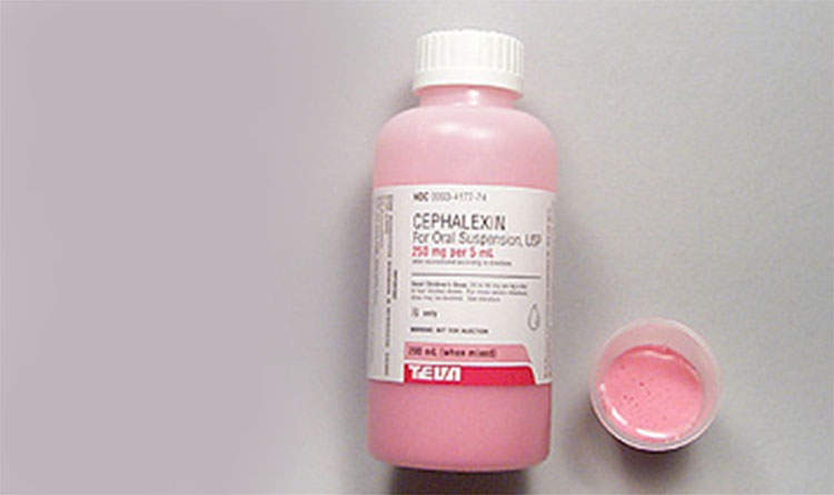 Labeled Cephalexin Liquid