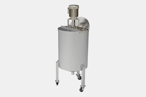 Raw material blending and solution mixing