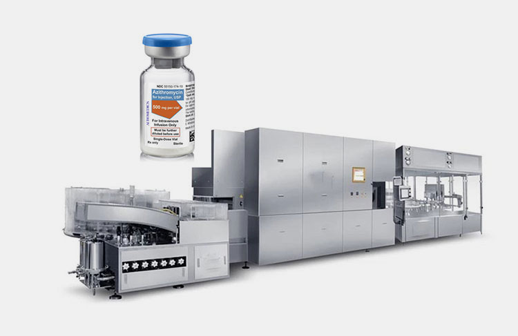 Vials filling production line