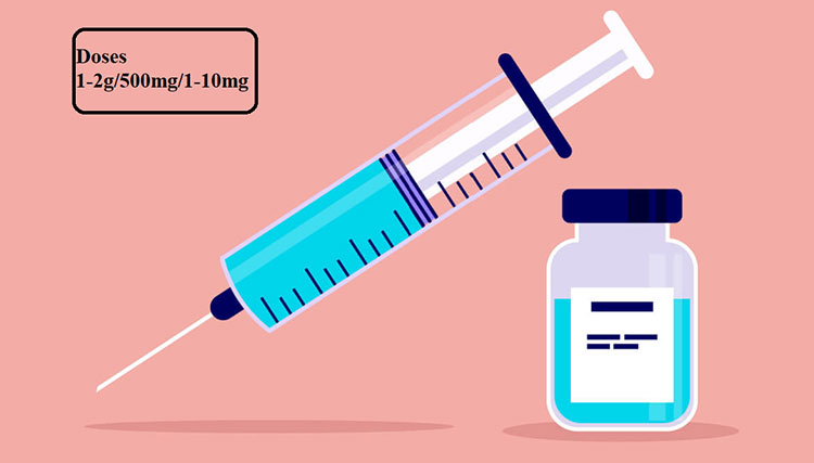 dosage range for injectable vitamin c