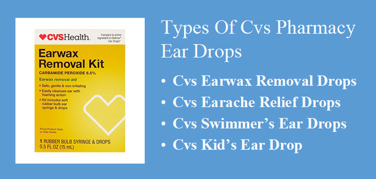 types of cvs pharmacy ear drops