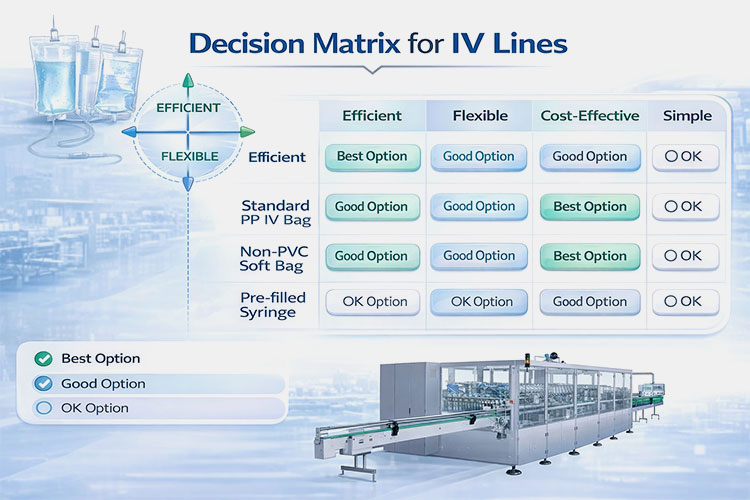 Decision Matrix for IV Lines