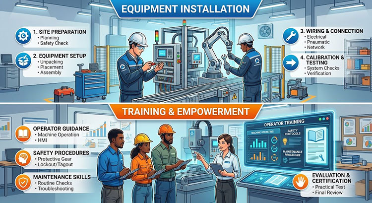 Equipment Installation and Training