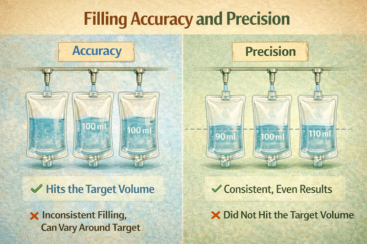 Filling Accuracy and Precision