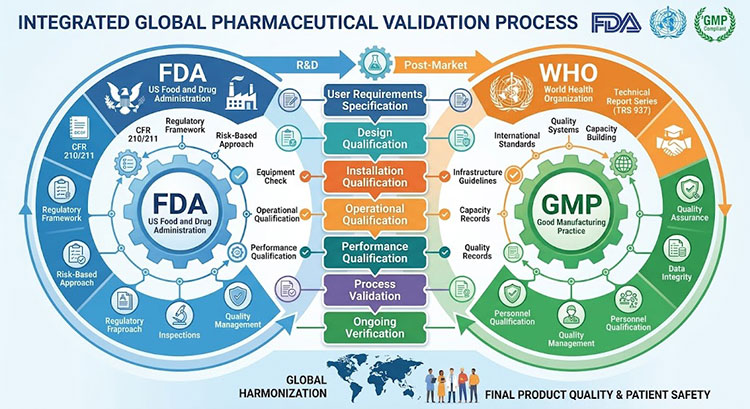 GMP FDA WHO Validation Process