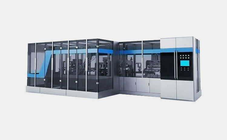 Seamless IV Fluid Production Line