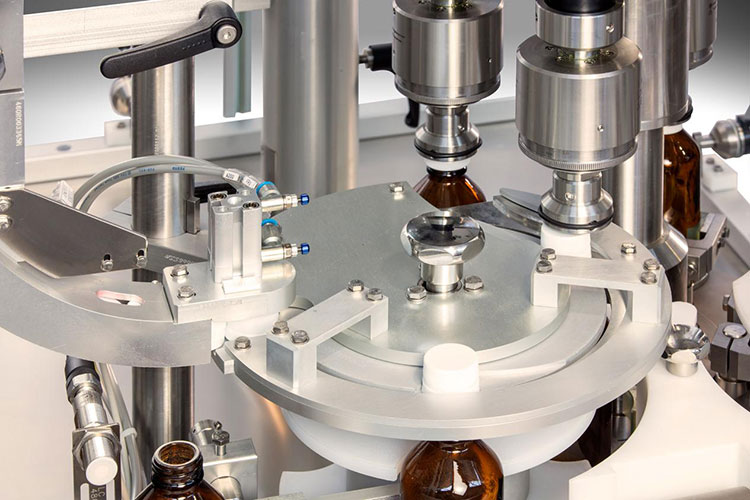 Temperature control in syrup filling