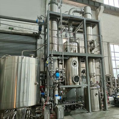 Single effect falling film evaporator vacuum concentration equipment