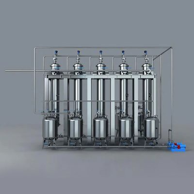 Stainless steel chromatography column resin column separation equipment